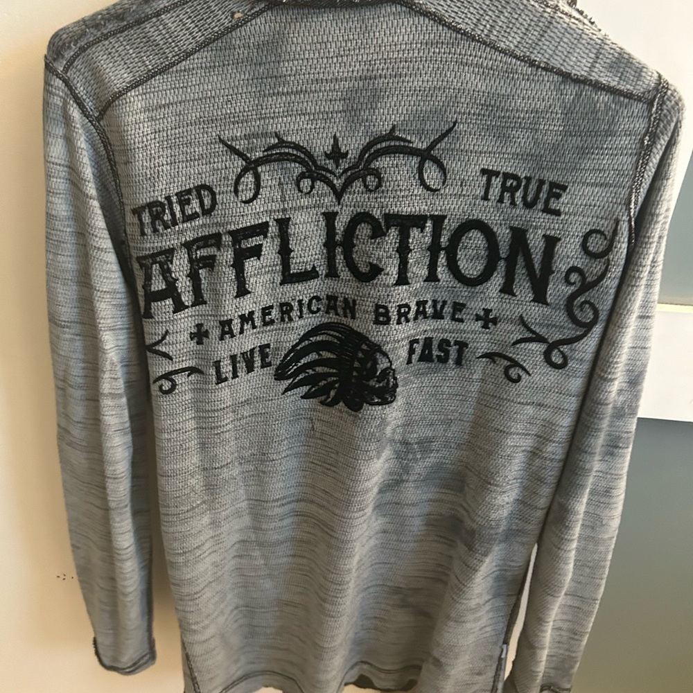 reversible affliction shirt